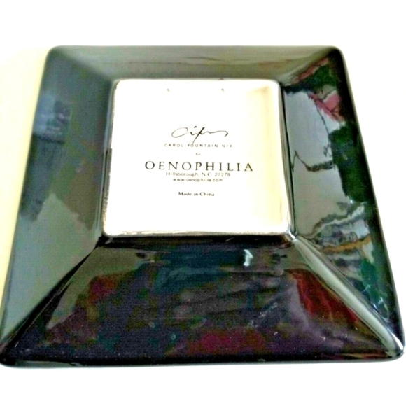 Oenophilia Wine Grapes Dipping Dishes Ceramic Serving Set of 5 - Picture 4 of 4